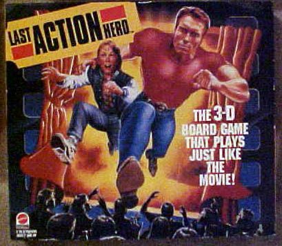 Last Action Hero 3-D Board Game box art