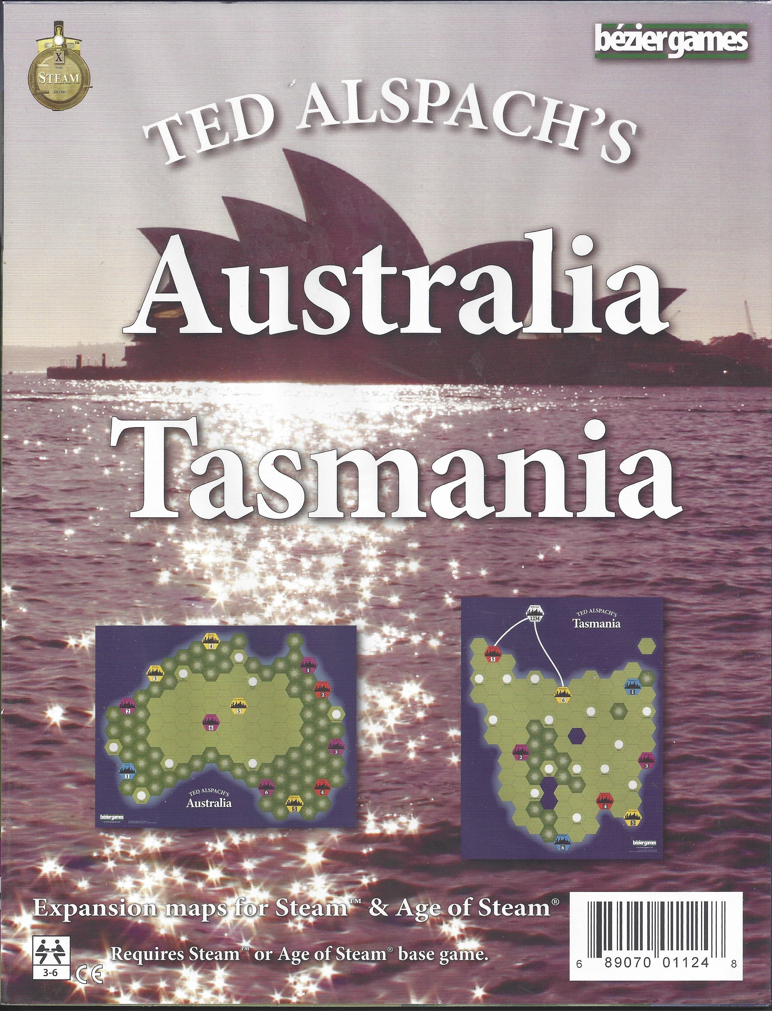 Age of Steam Expansion: Australia & Tasmania box art