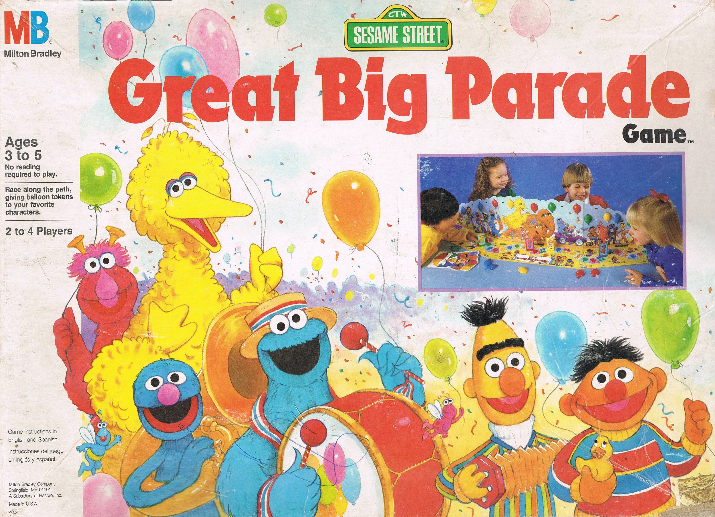 Sesame Street Great Big Parade Game box art