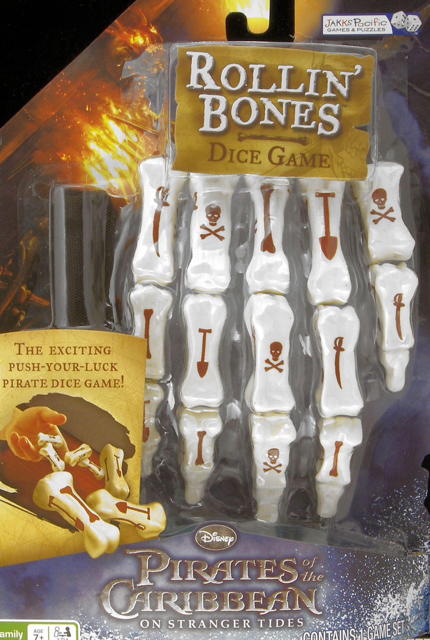 Coperta Rollin' Bones: Pirates of the Caribbean (On Stranger Tides) Dice Game