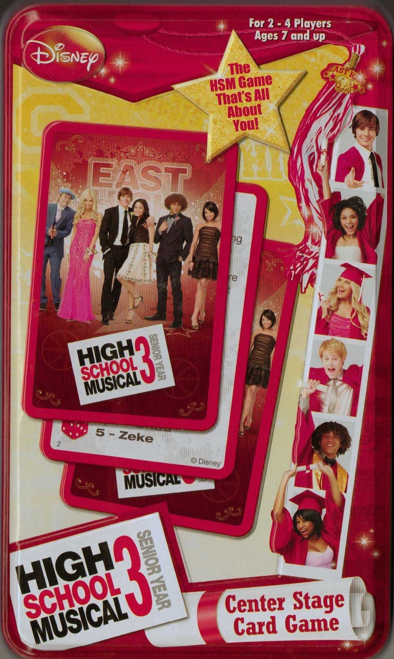 High School Musical 3: Center Stage Card Game box art