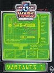 Babylon 5 Wars: Variants-1