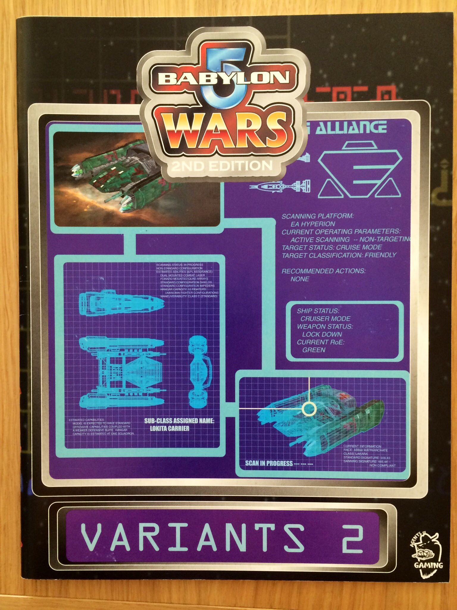 Coperta Babylon 5 Wars: Variants-2