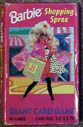 Coperta Barbie Shopping Spree Card Game