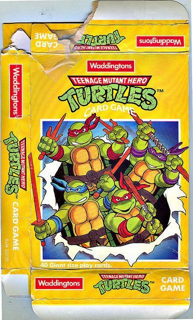 Teenage Mutant Hero Turtles Card Game box art