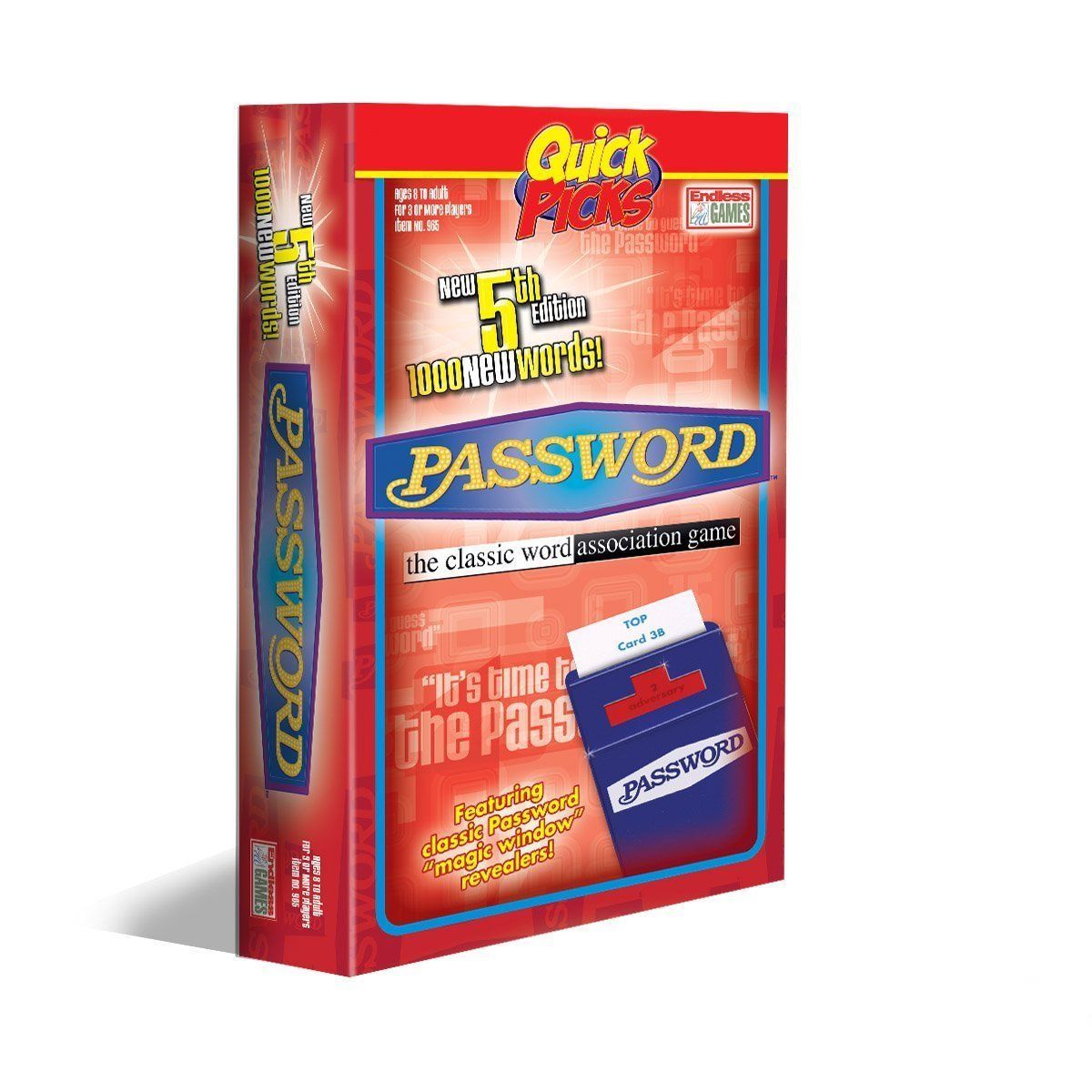 Quick Picks Password Travel Game box art