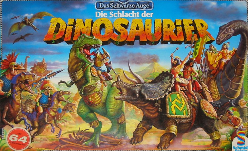 Die Schlacht der Dinosaurier box art