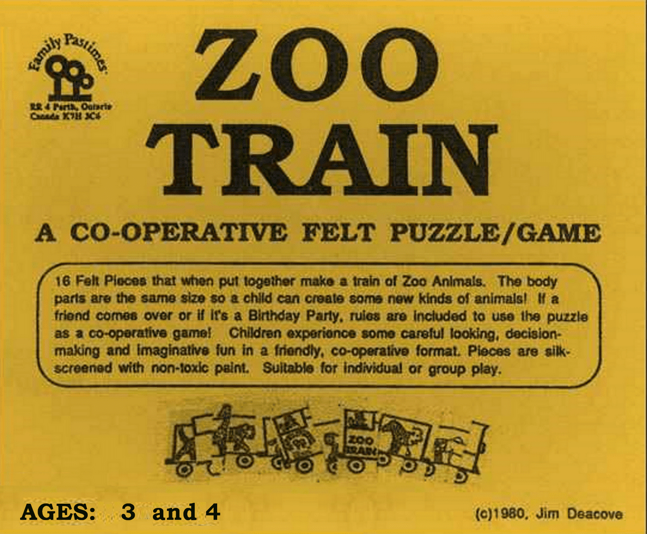 Zoo Train doboz