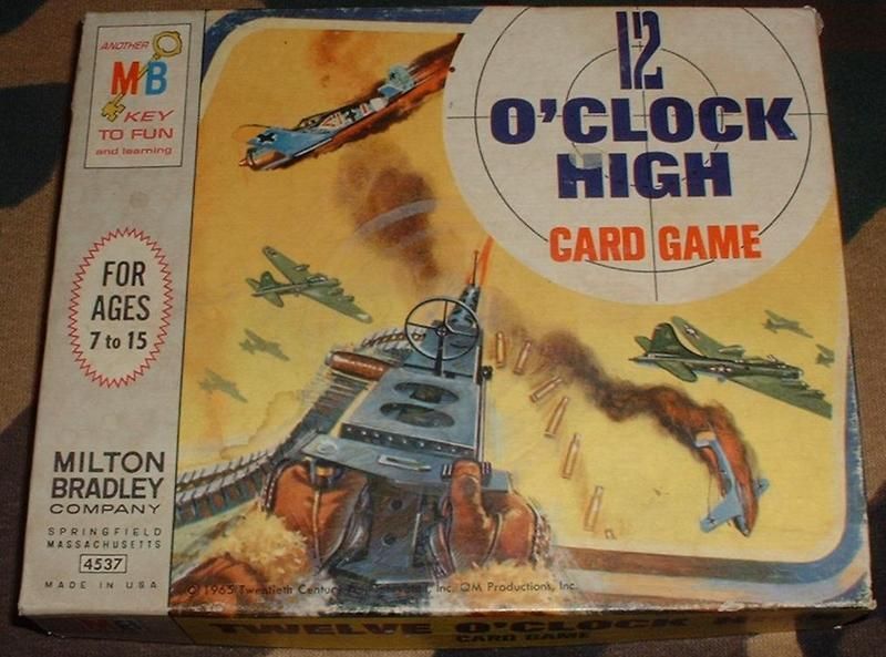 12 O'Clock High Card Game doboz