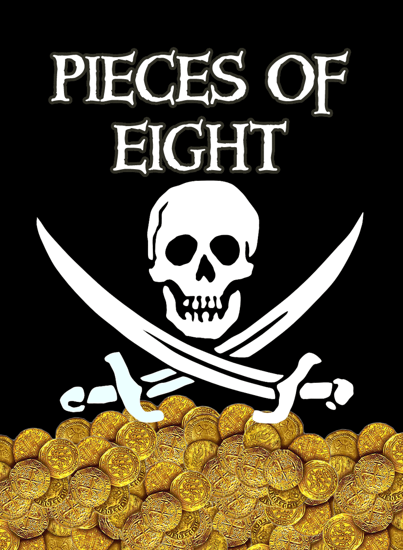 Coperta Pieces of Eight: Steal the Booty! Drink the Rum!