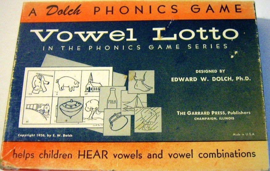 Vowel Lotto doboz