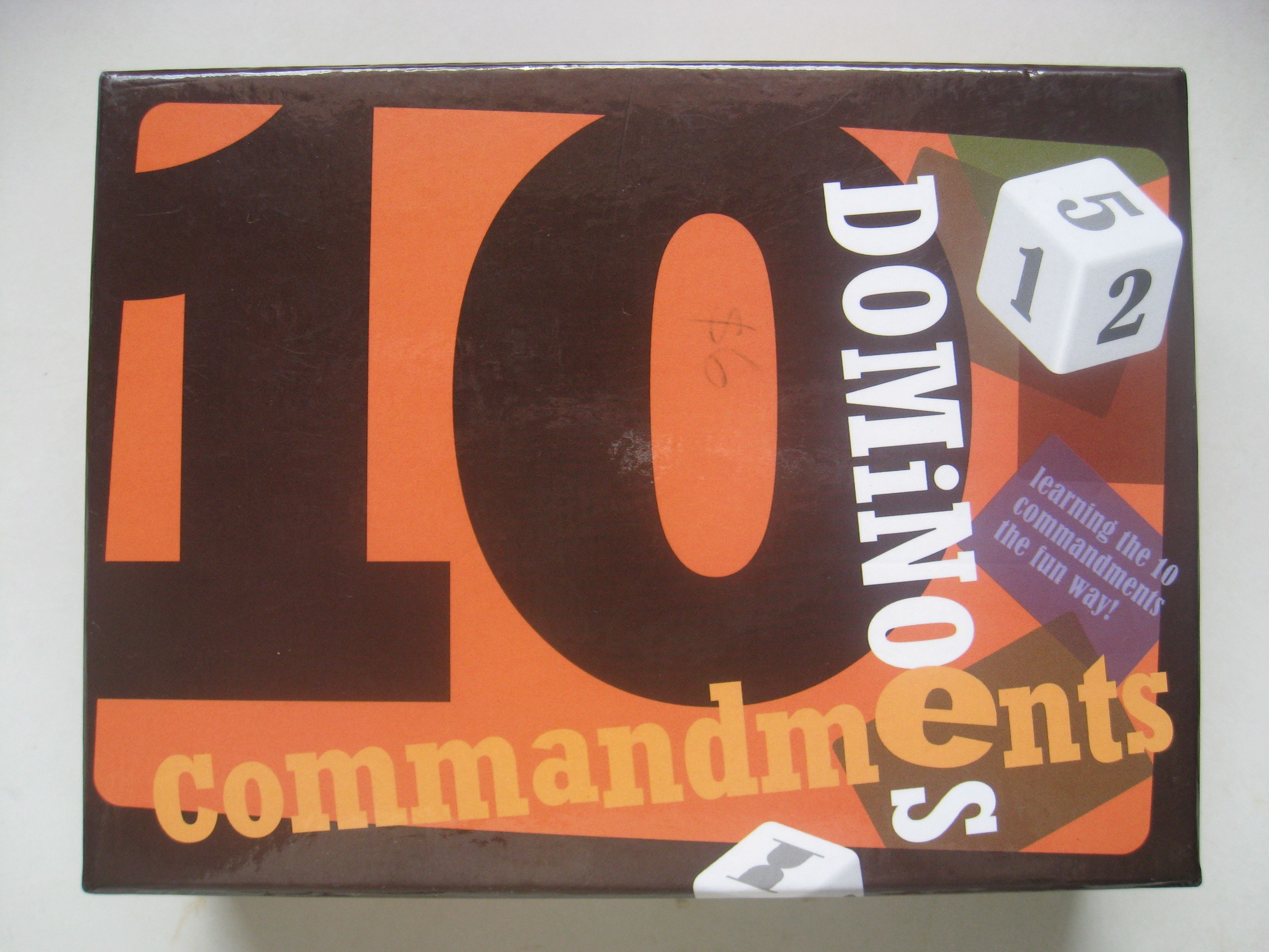 10 Commandments Dominoes box art