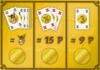 GOLD! Promotional Scoring Card
