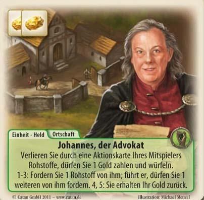The Rivals for Catan: Johannes the Advocate box art