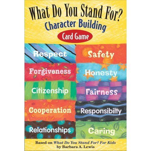 Coperta What Do You Stand For? Character Building Card Game