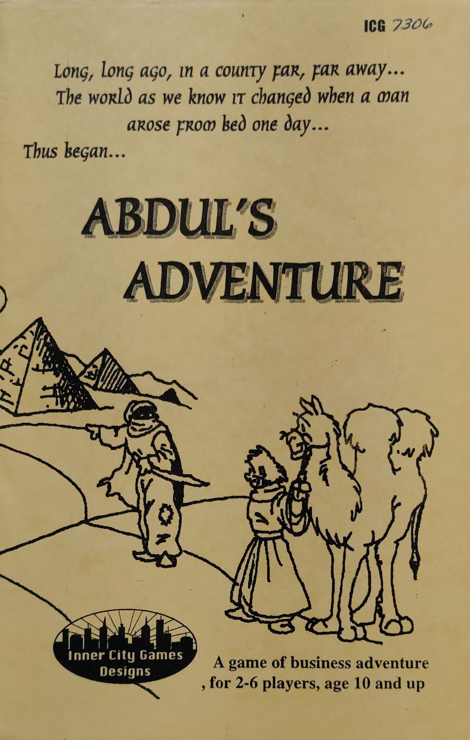 Abdul's Adventure doboz