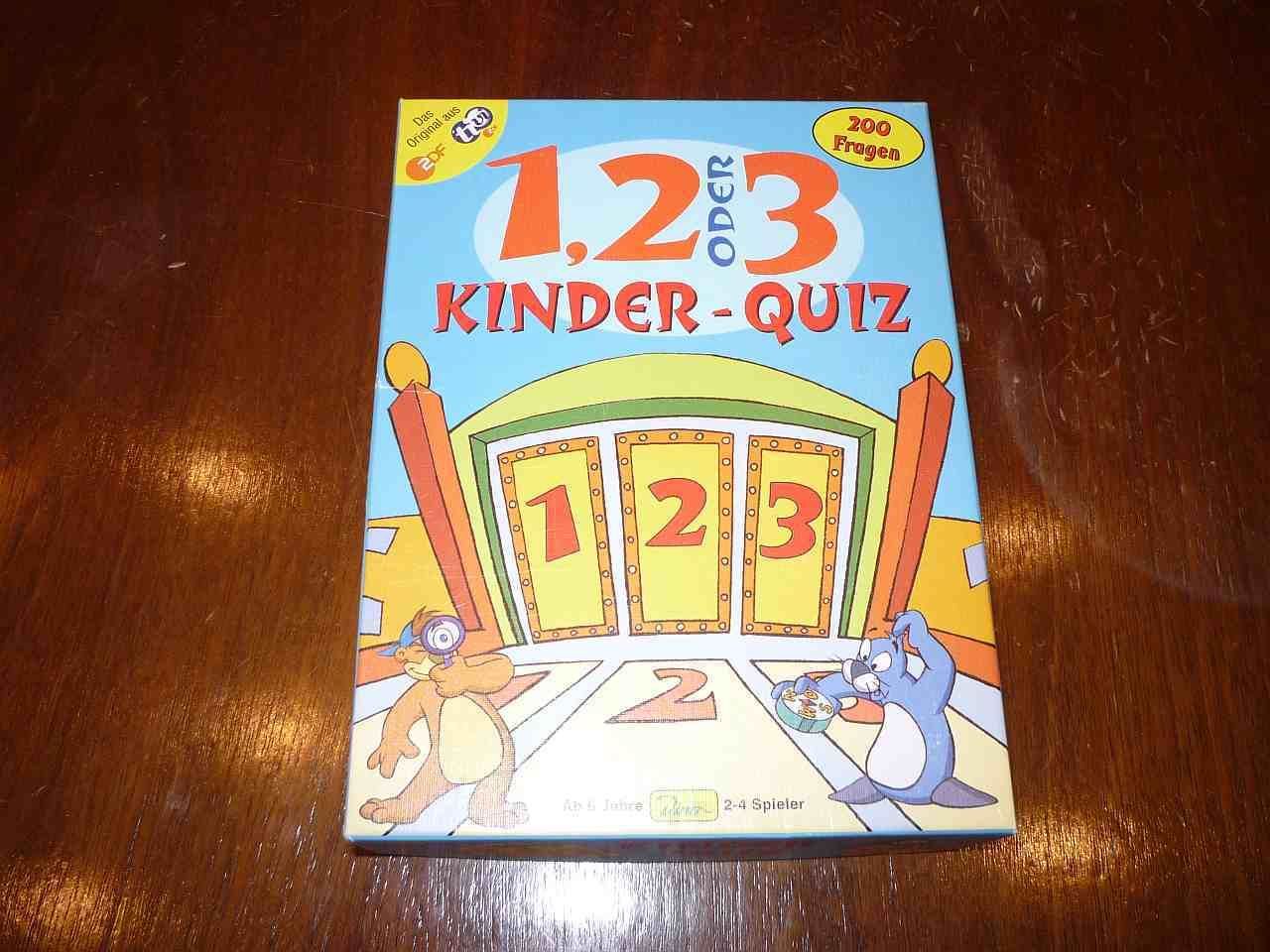 Coperta 1, 2 oder 3 Kinder-Quiz