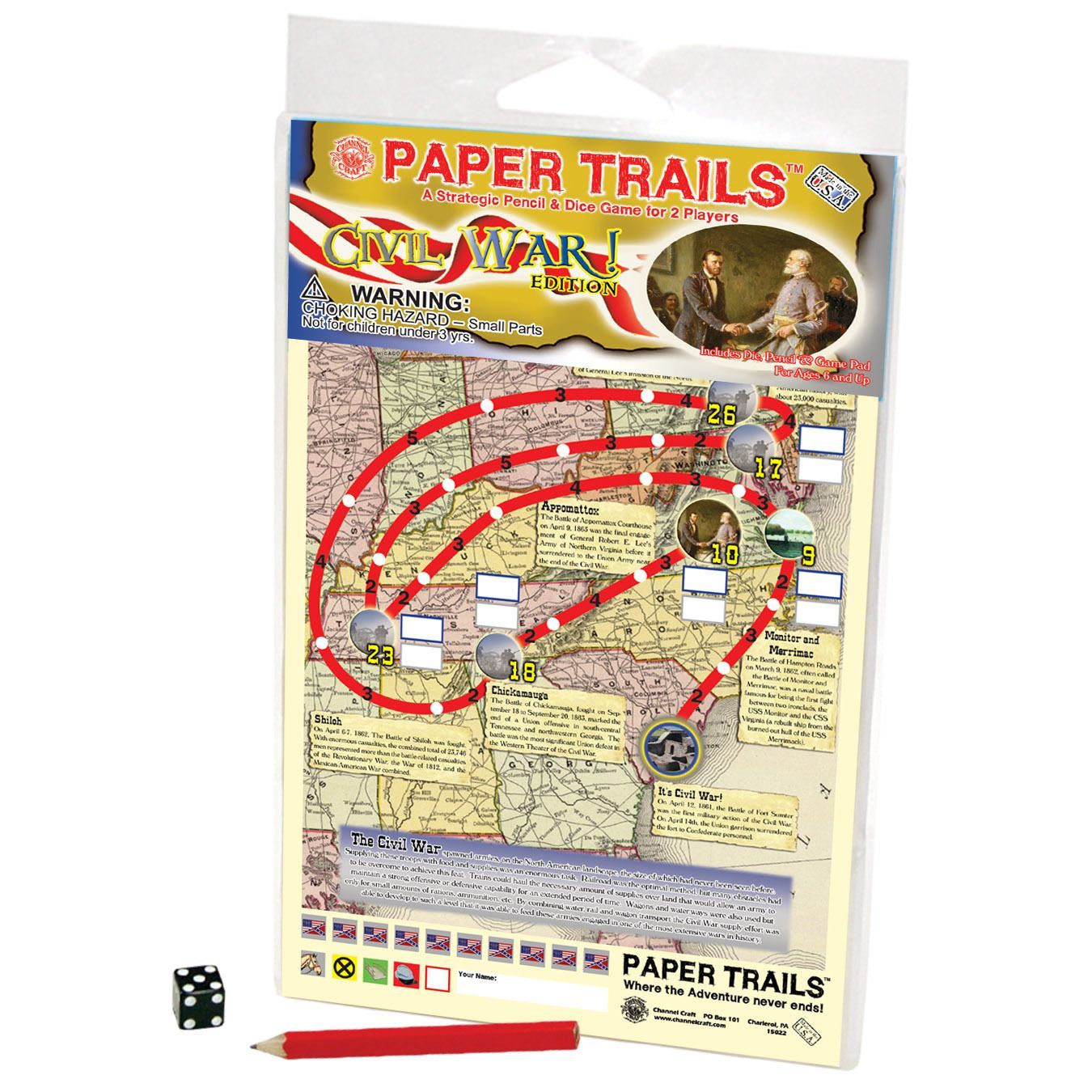 Paper Trails: Civil War! doboz