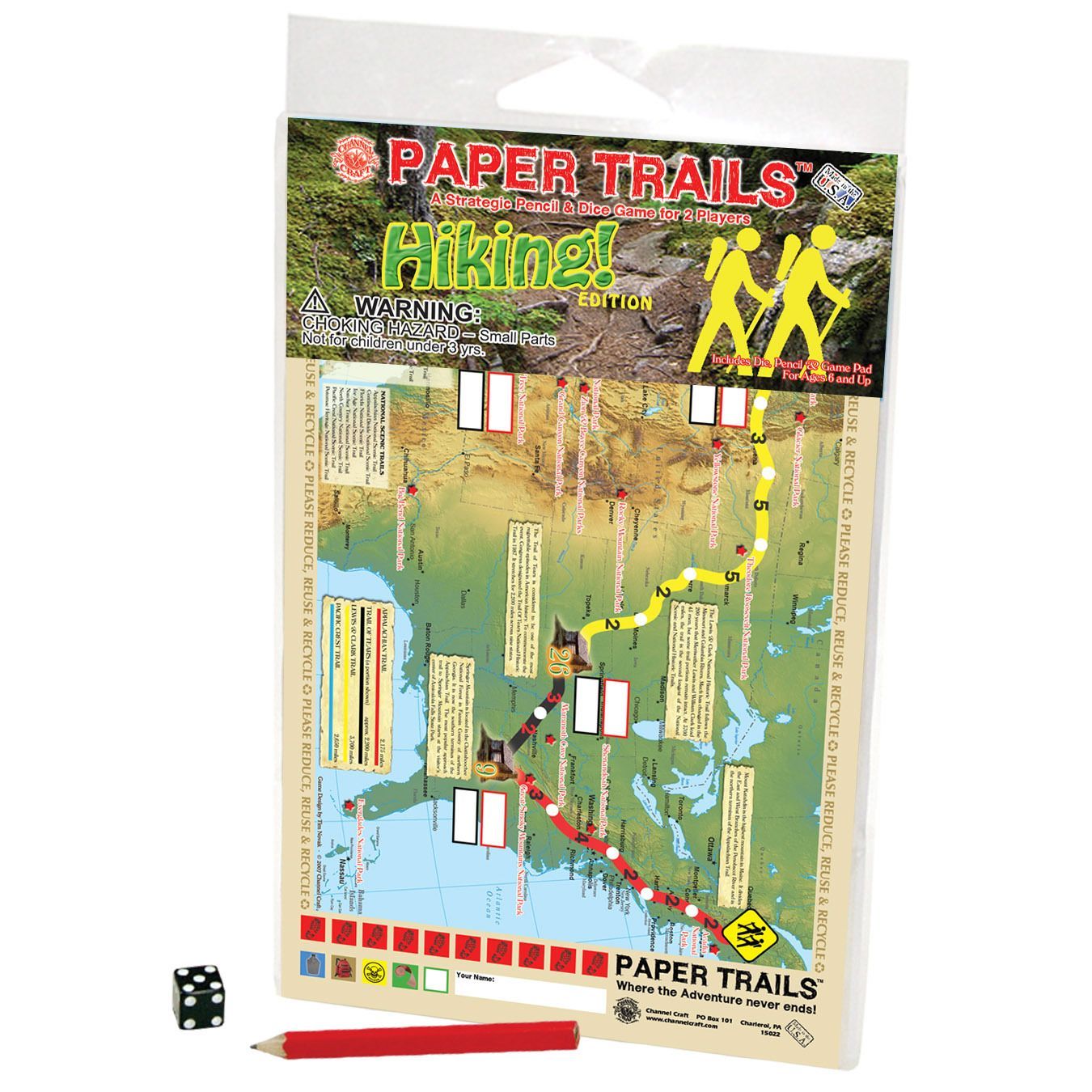 Paper Trails: Hiking! doboz