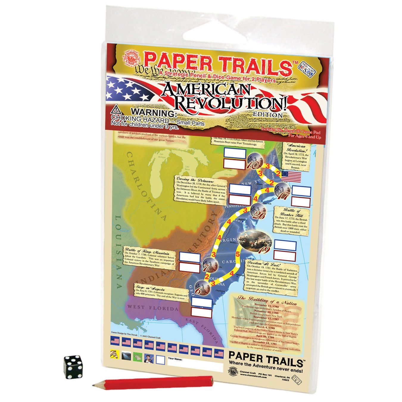 Paper Trails: American Revolution! box art