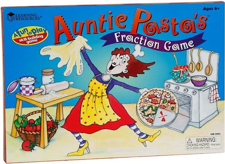 Auntie Pasta's Fraction Game doboz