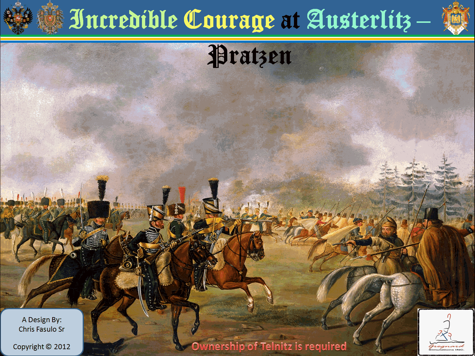 Incredible Courage at Austerlitz: Pratzen box art