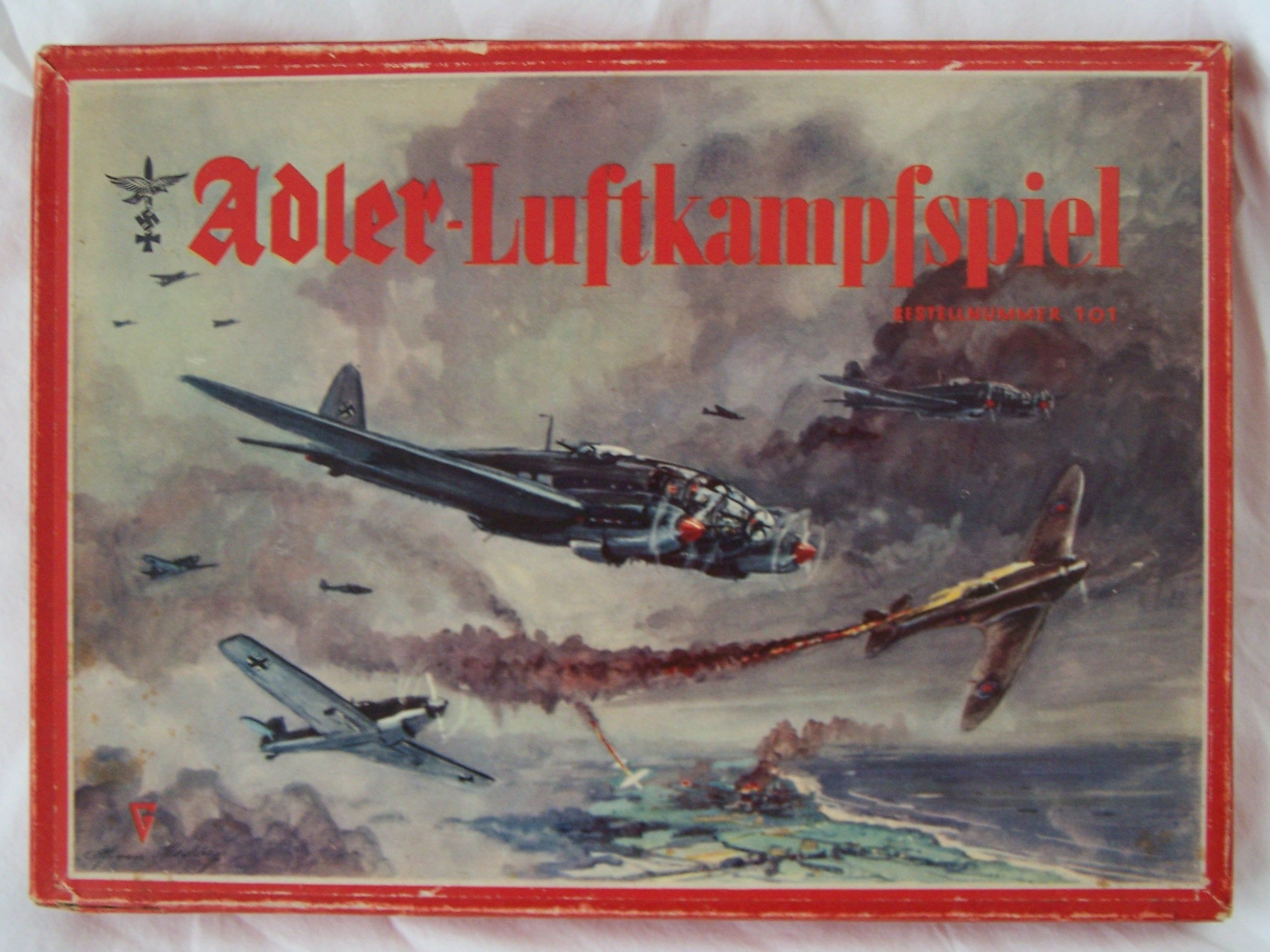 Adler Luftkampfspiel doboz