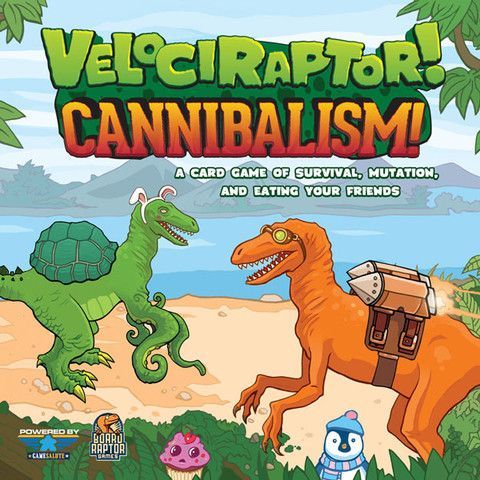 Velociraptor! Cannibalism! box art