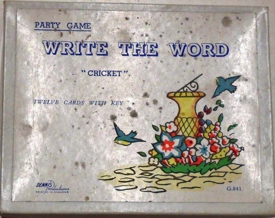 Write the Word "Cricket" doboz
