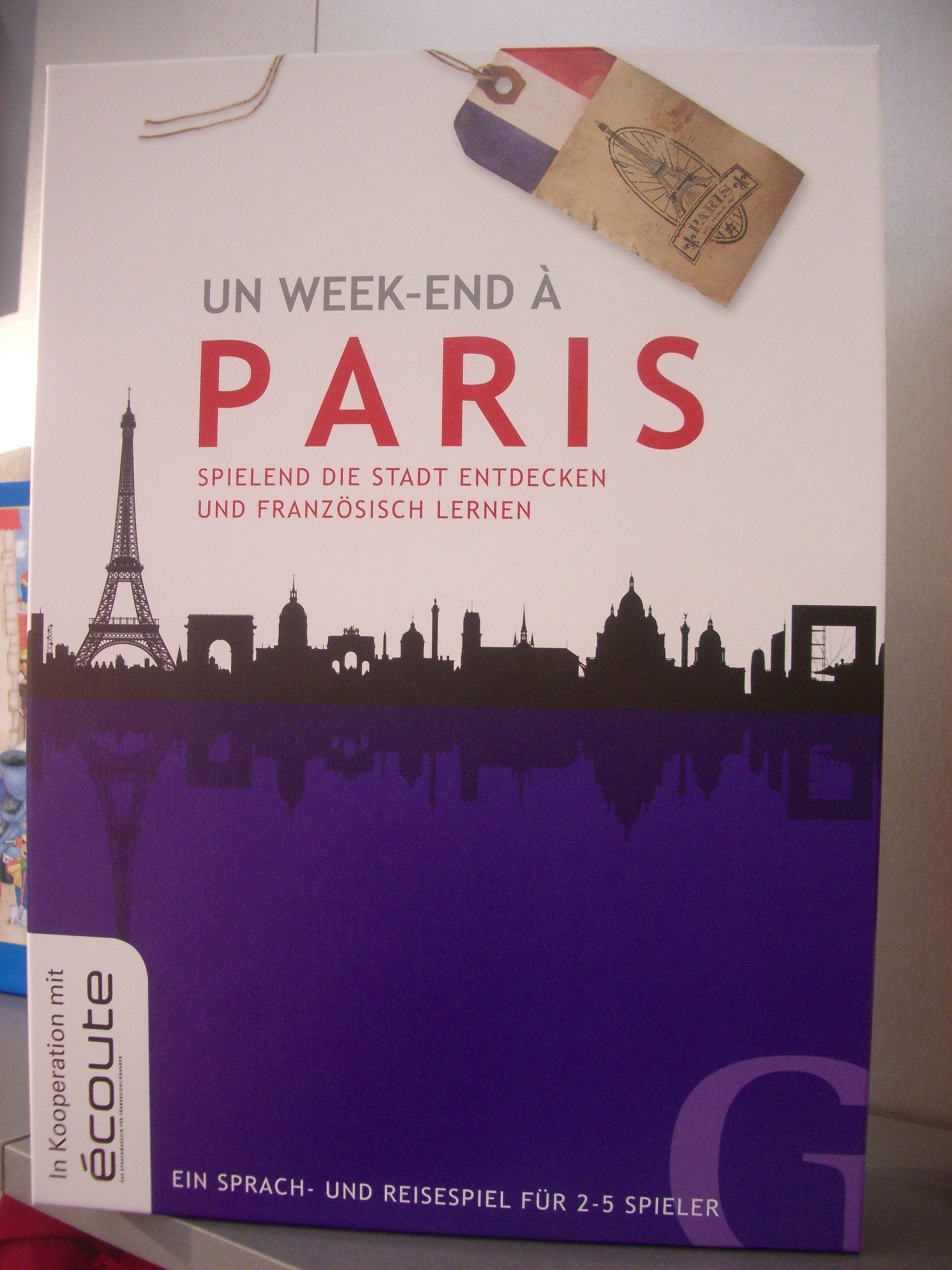 Un week-end a Paris box art