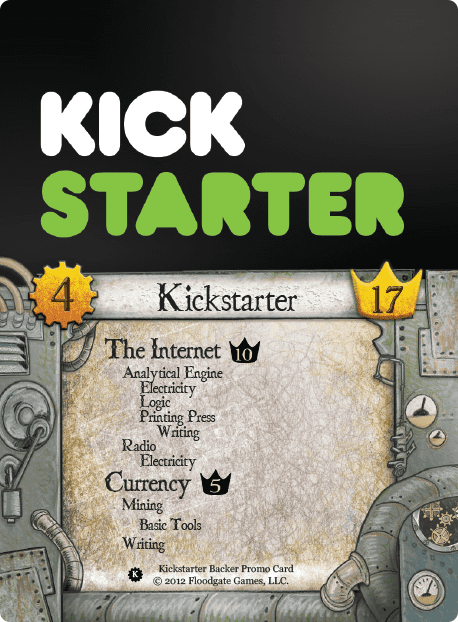 Legacy: Gears of Time – Kickstarter Backer Promo Card box art