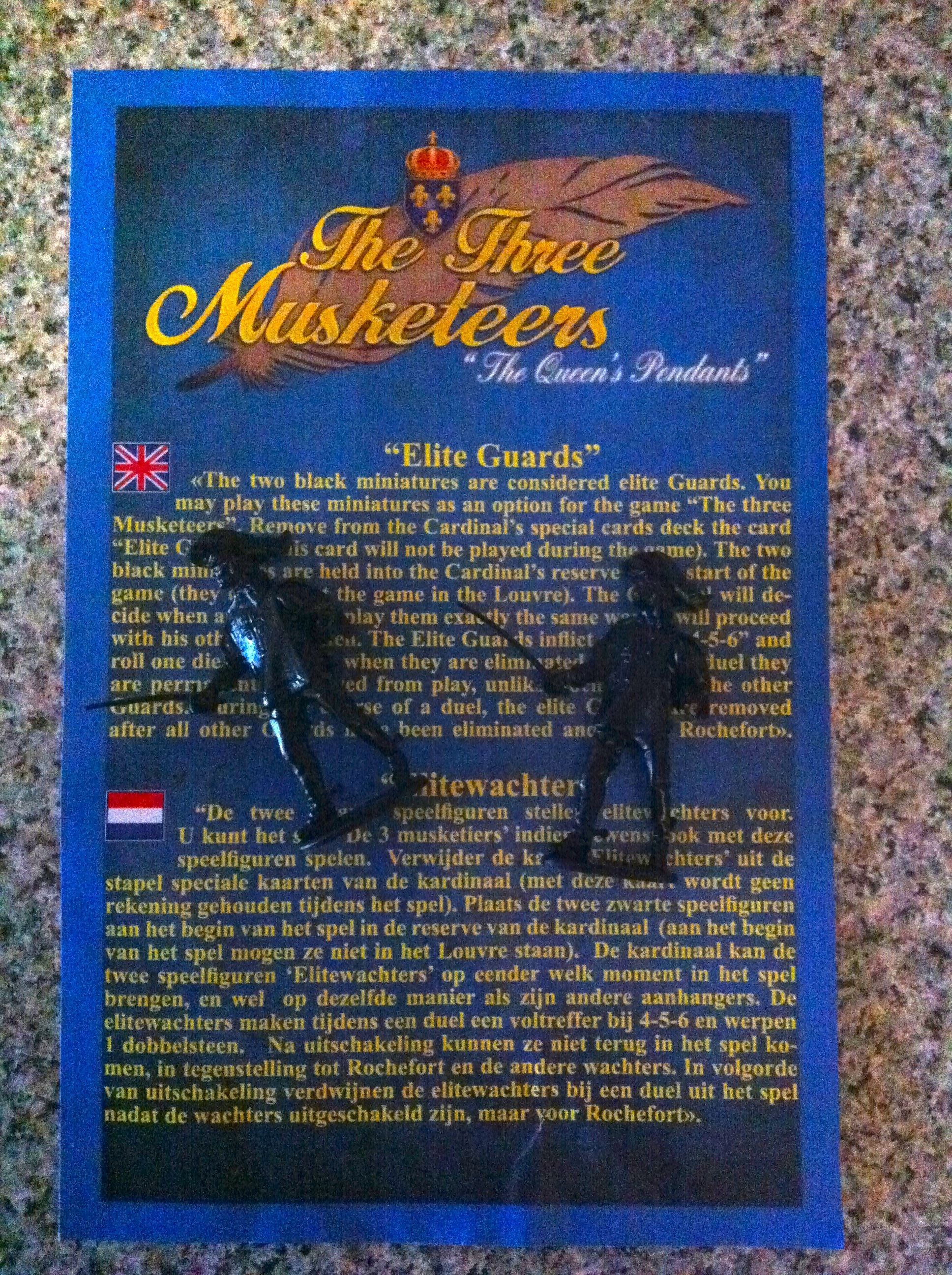 The Three Musketeers: The Queen's Pendants – Elite Guards expansion box art