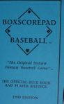 Boxscorepad Baseball