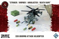 Dust Tactics: SSU Ground Attack Helicopter – "Striker / Burner / Airblaster / Death Rain"