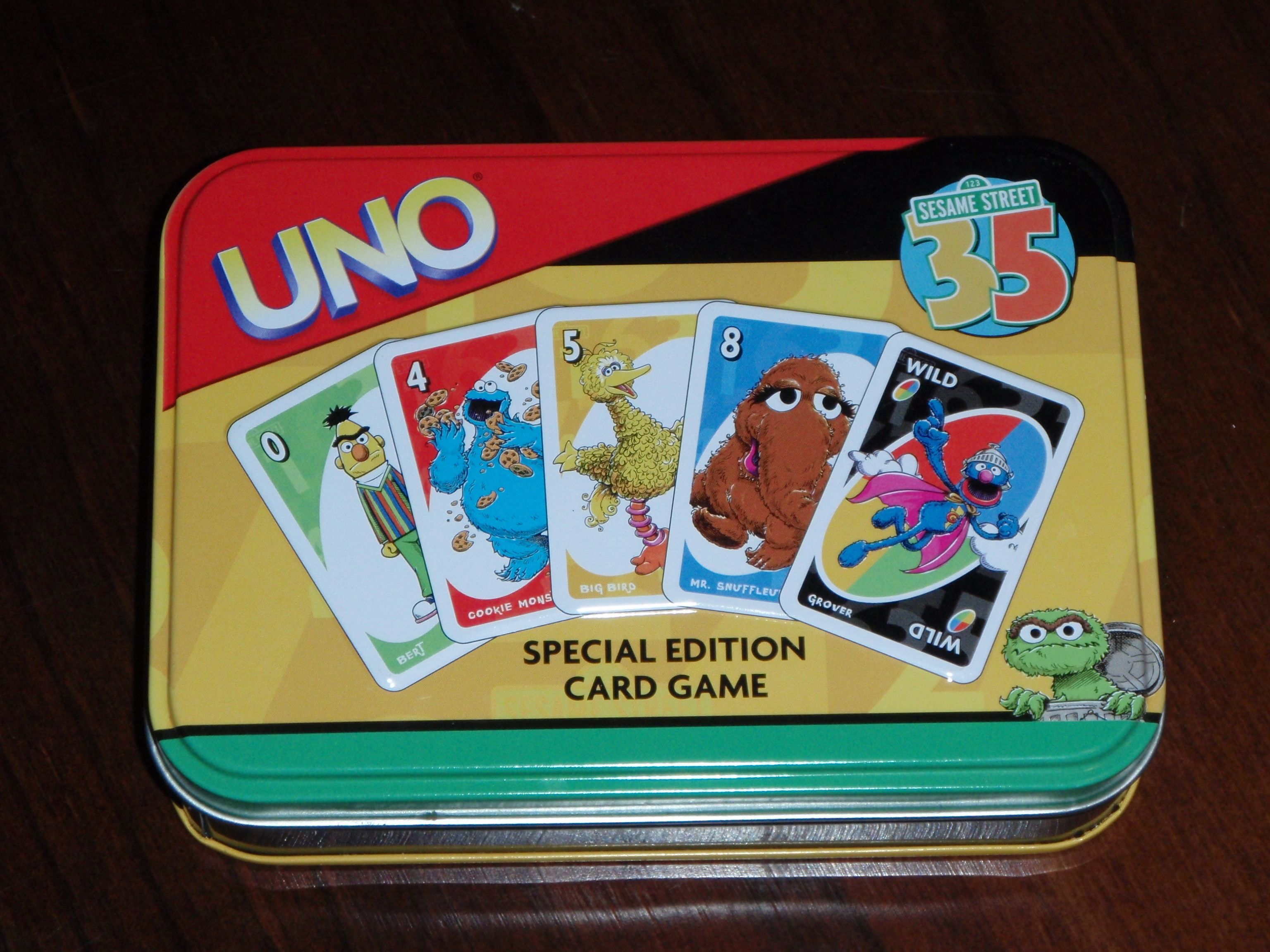 UNO: Sesame Street box art