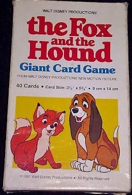 The Fox and the Hound Giant Card Game box art