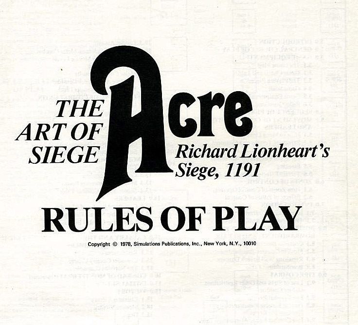 Acre: Richard Lionheart's Siege, 1191 doboz