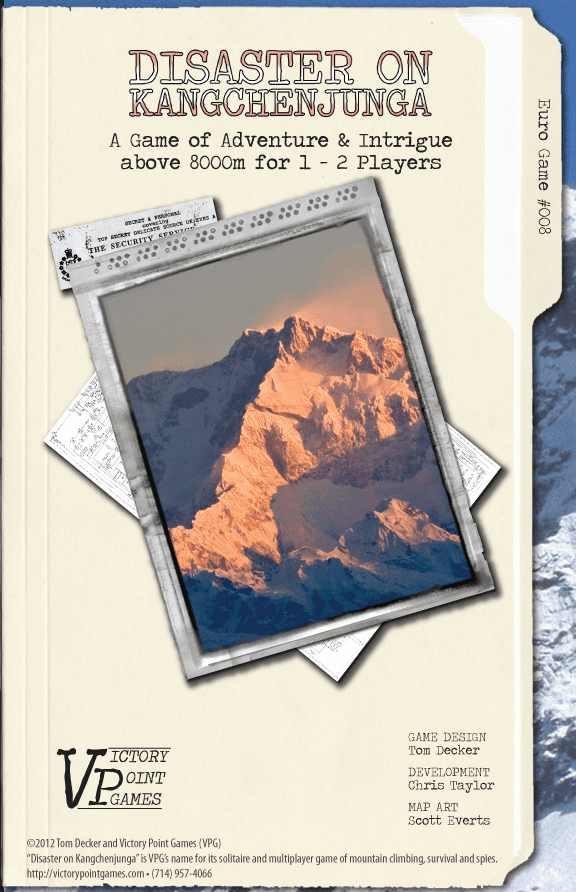 Disaster on Kangchenjunga box art