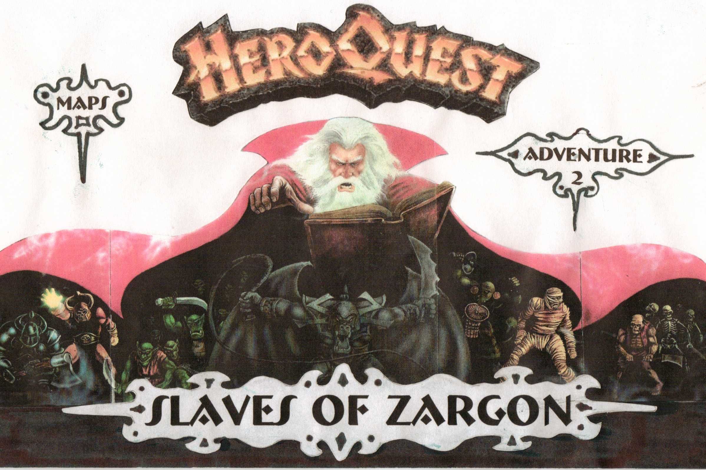 Adventure 2: Slaves Of Zargon (fan expansion for HeroQuest) box art