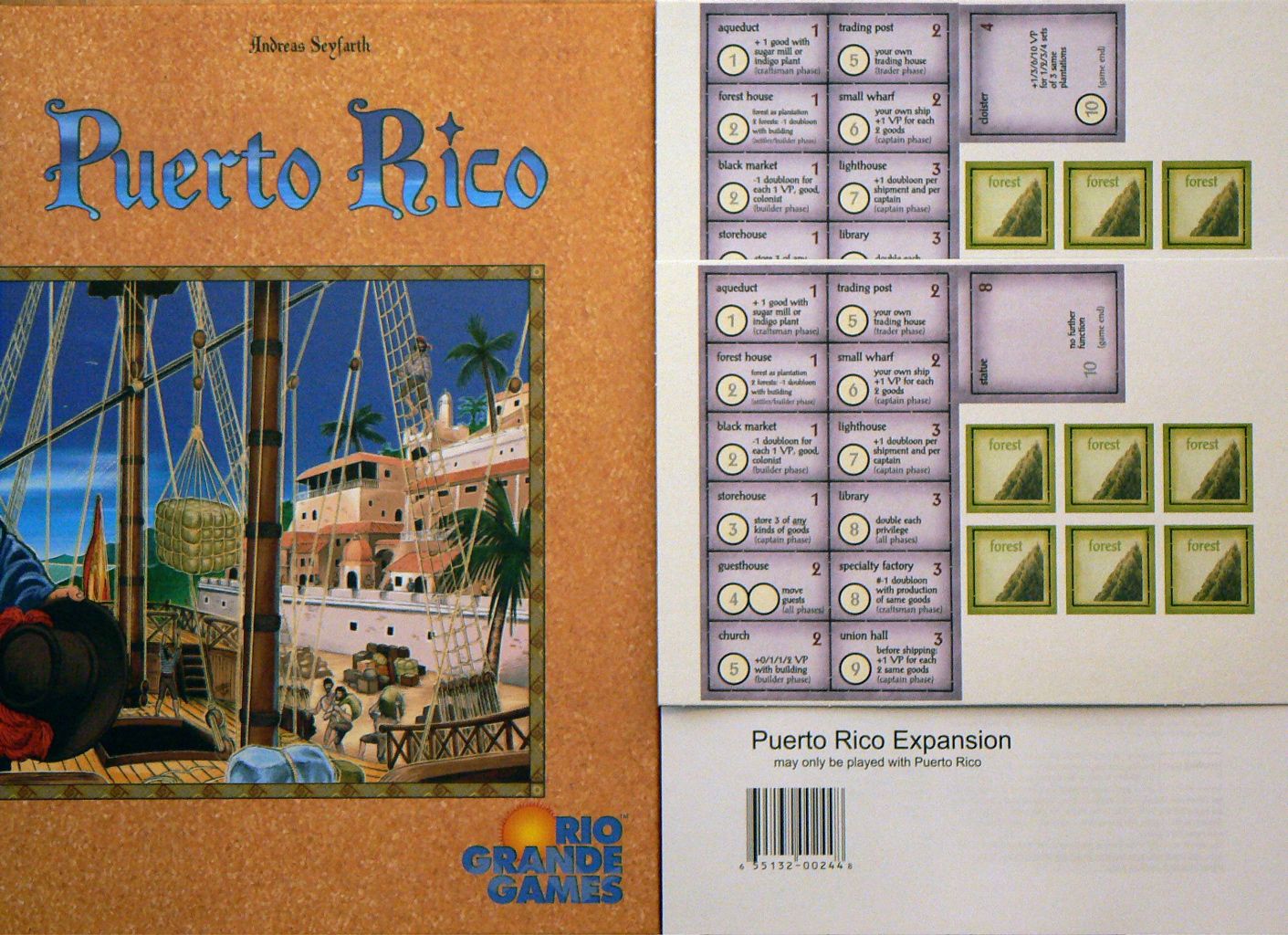Puerto Rico: Expansion I – New Buildings box art