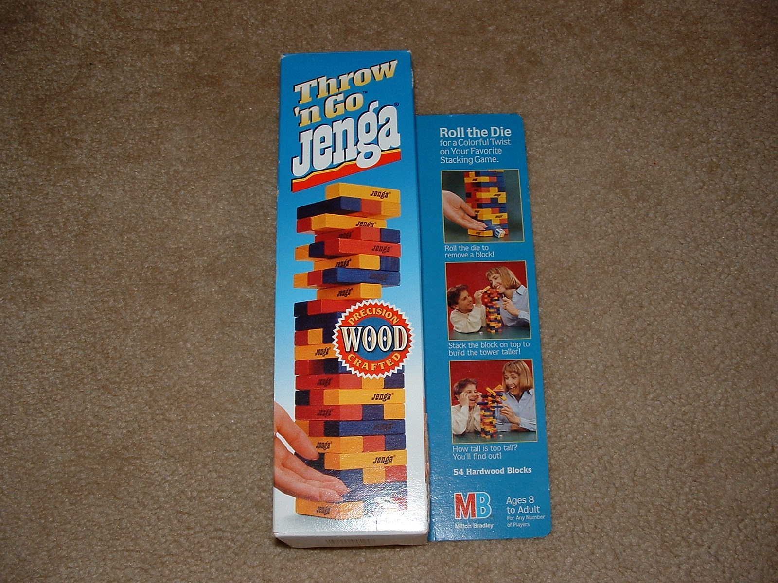 Throw 'n Go Jenga box art