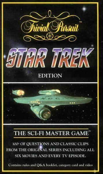 Trivial Pursuit The Sci-Fi Master Game: Star Trek Edition box art