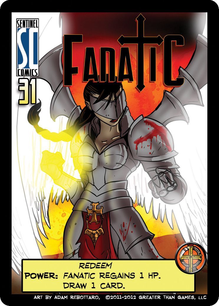 Coperta Sentinels of the Multiverse: Redeemer Fanatic Promo Card