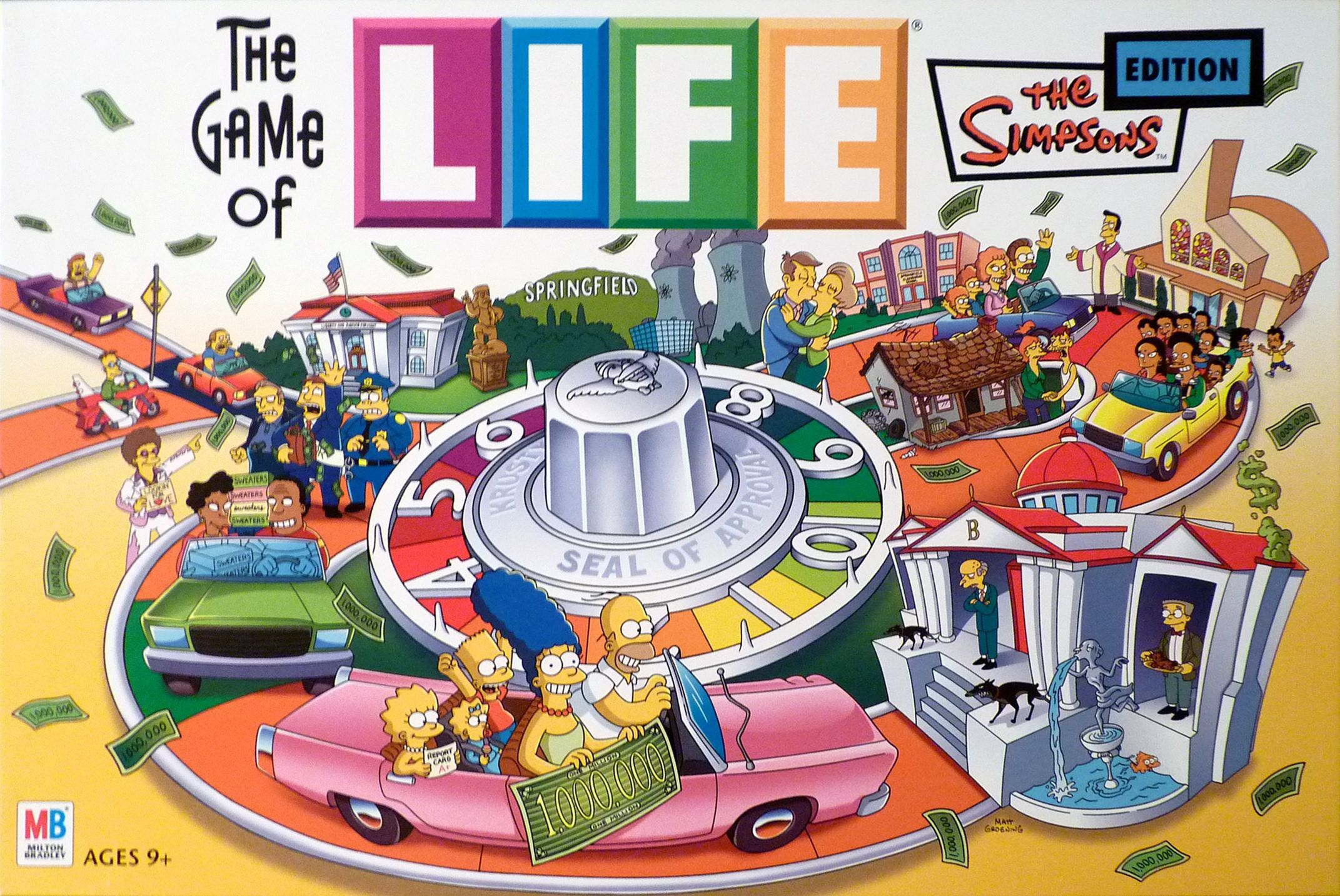 The Game of Life: The Simpsons Edition doboz