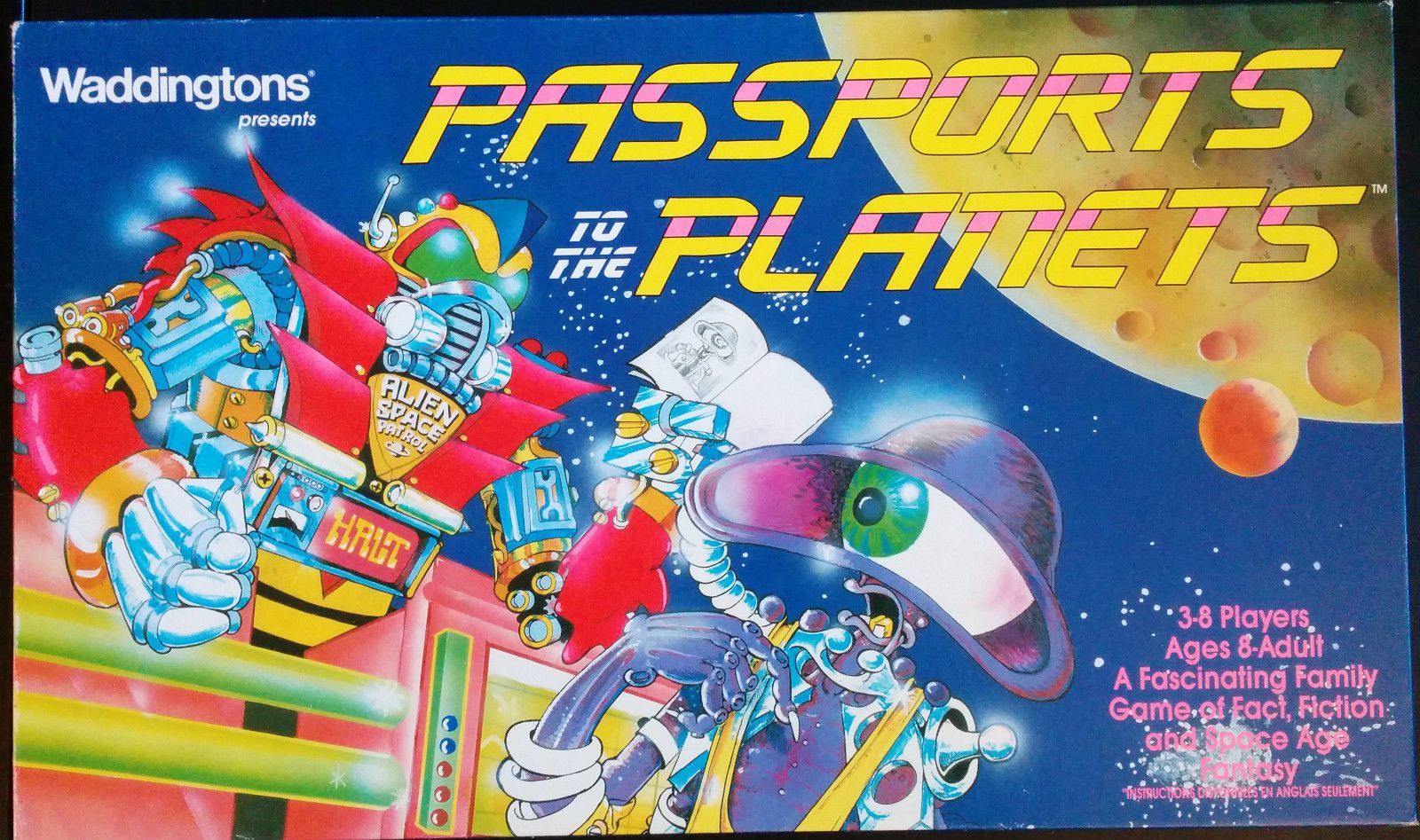 Passports to the Planets doboz
