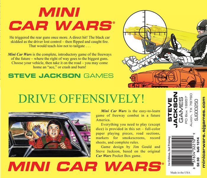 Mini Car Wars box art