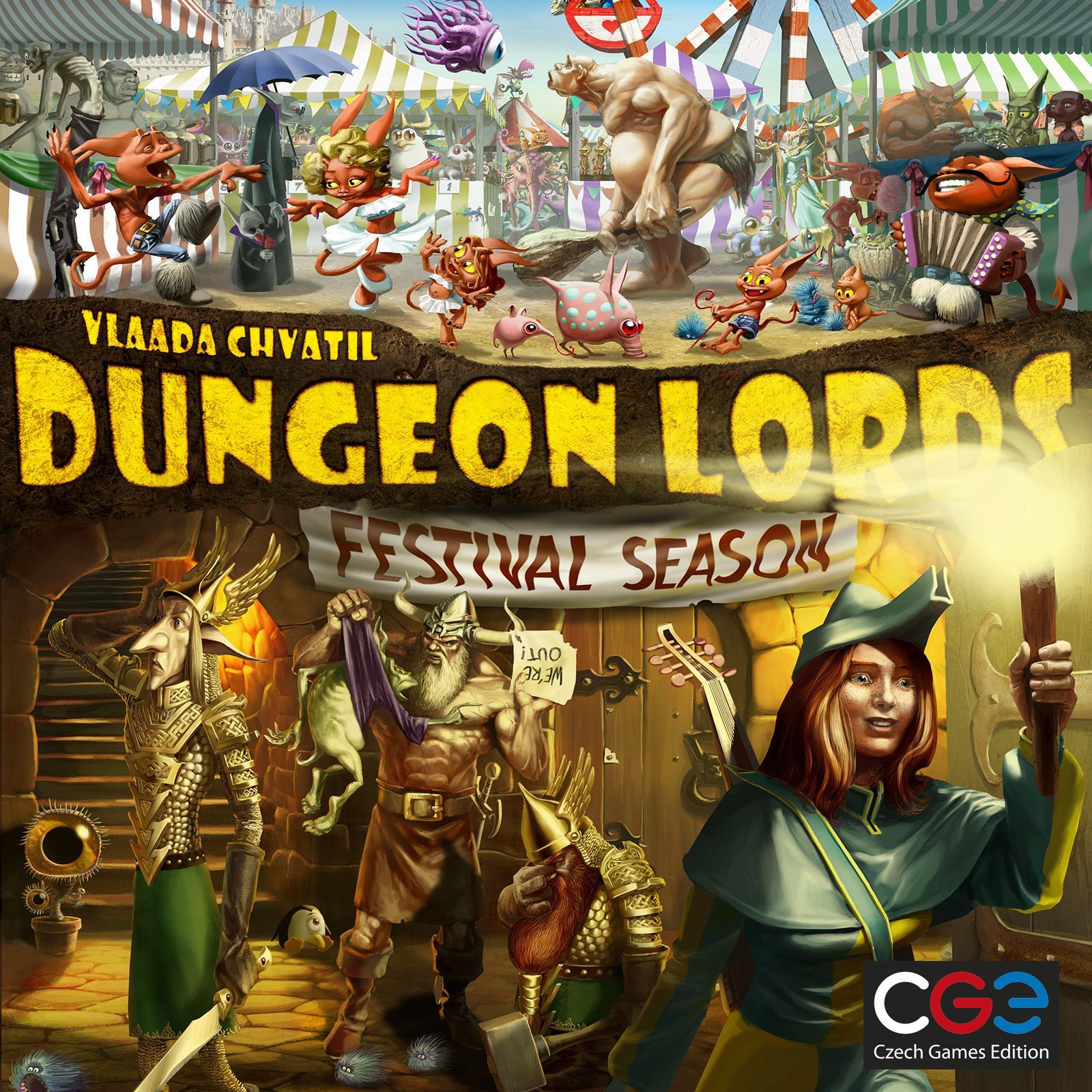 Dungeon Lords: Festival Season box art