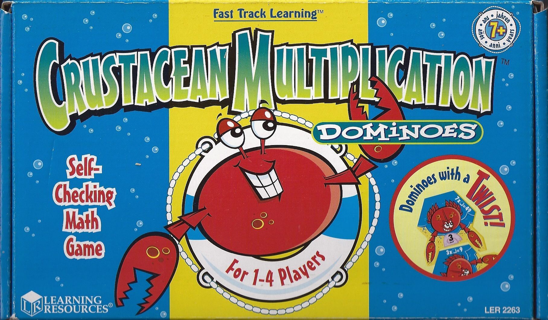 Crustacean Multiplication Dominoes doboz