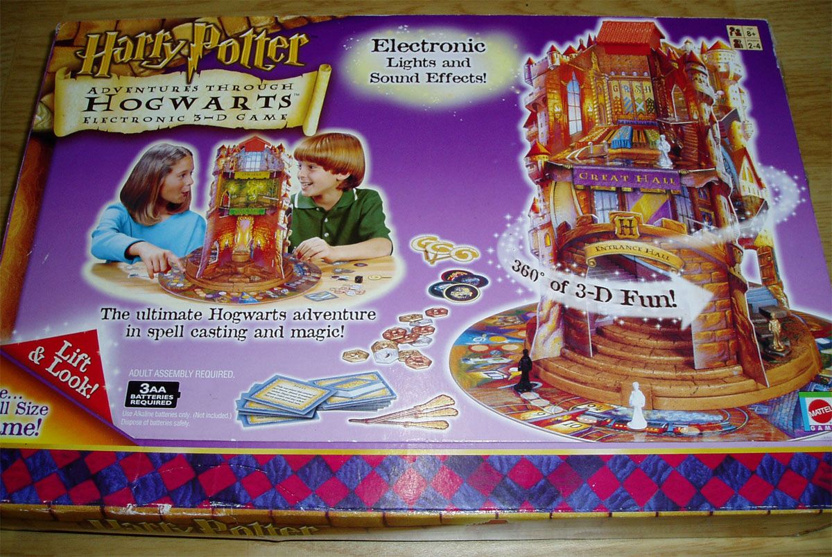 Harry Potter: Adventures Through Hogwarts Electronic 3-D Game box art