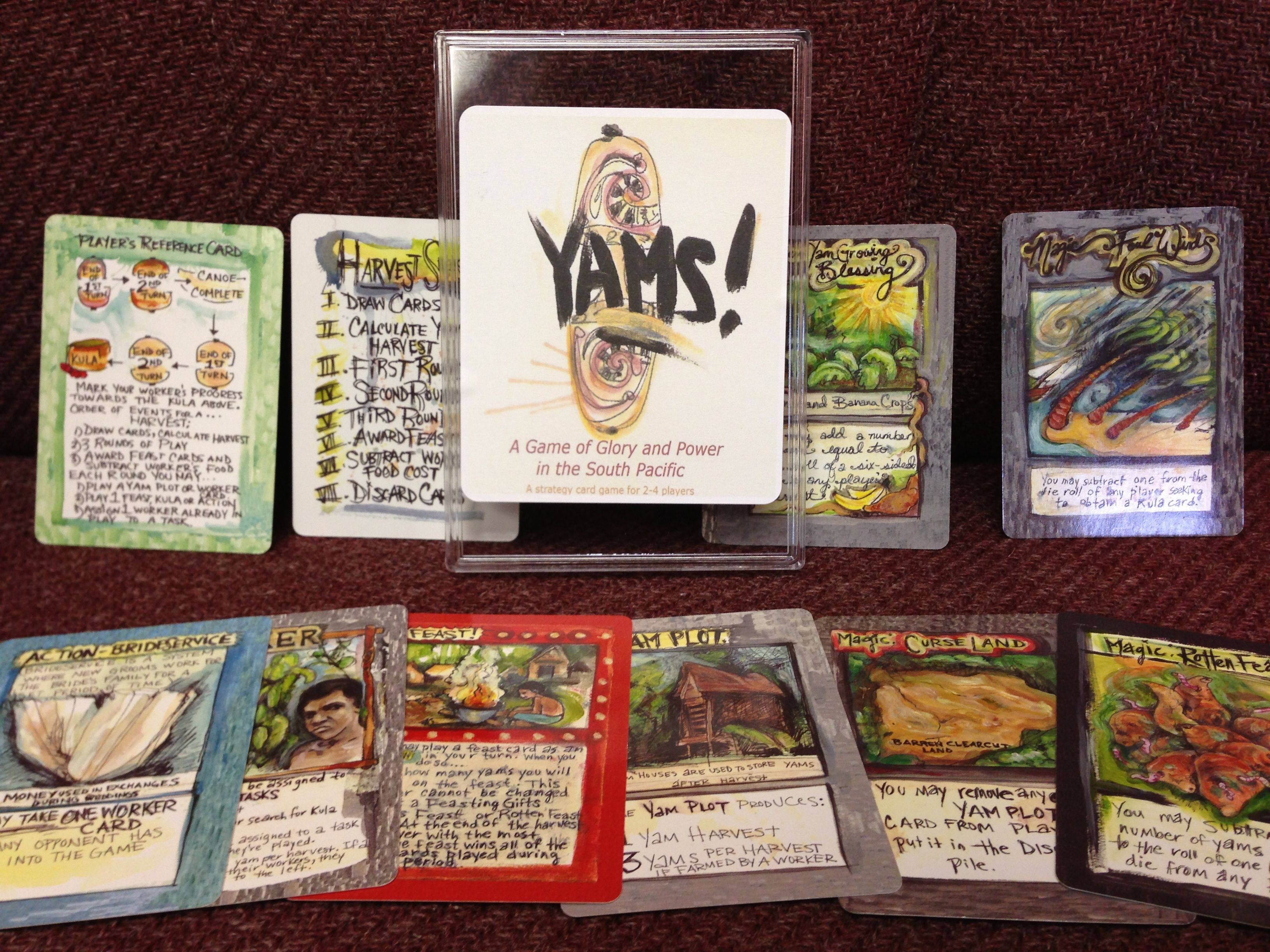 Yams! A Game of Power and Glory in the South Pacific doboz